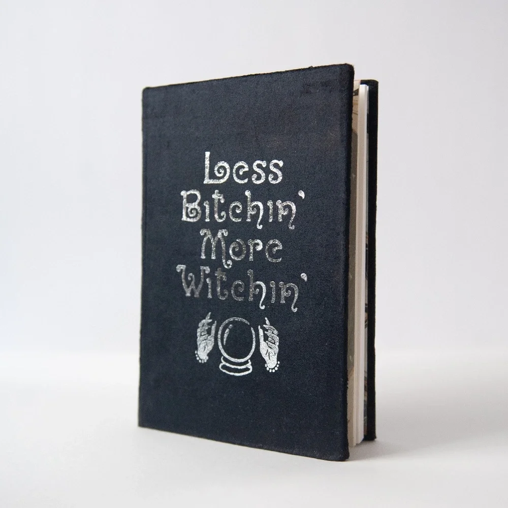 Print Fresh Witchy Themed Velvet Journal